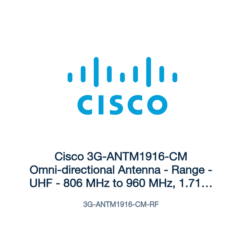 3G-ANTM1916-CM-RF: Cisco 3G-ANTM1916-CM Omni-directional Antenna