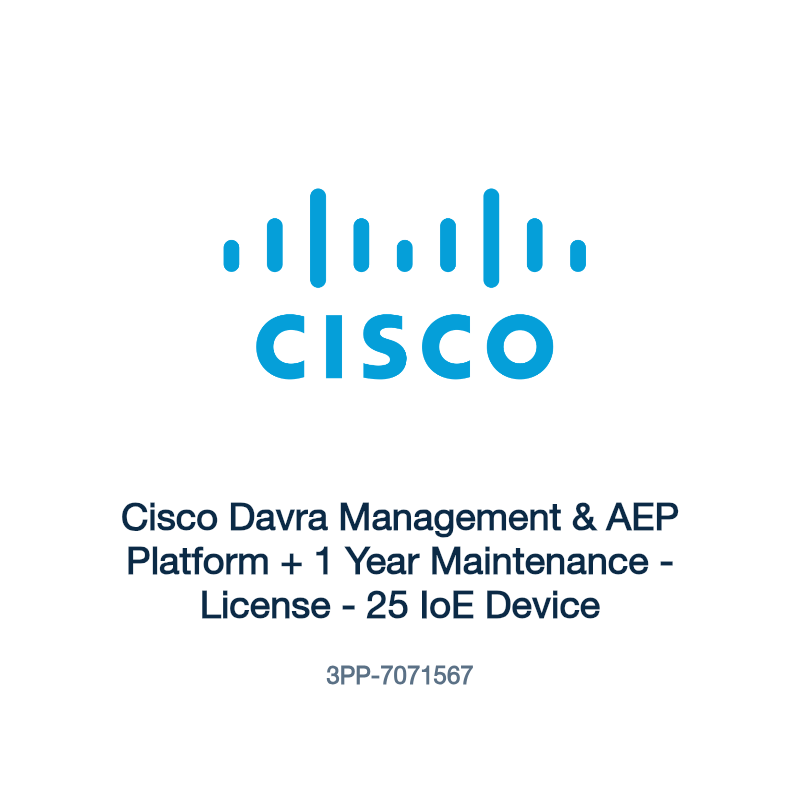 3PP-7071567: Cisco Davra Management & AEP Platform + 1 Year Maintenance
