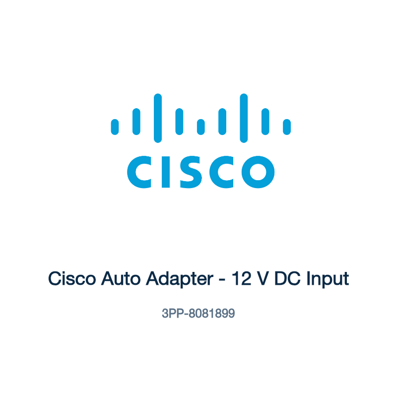 3PP-8081899: Cisco Auto Adapter