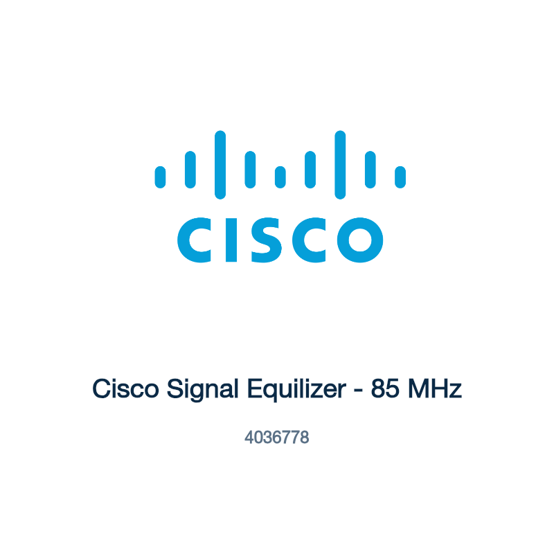 4036778: Cisco Signal Equilizer