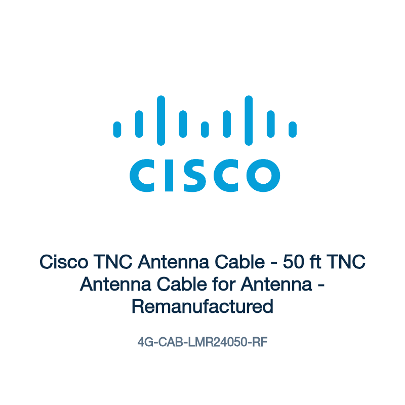 4G-CAB-LMR24050-RF: Cisco TNC Antenna Cable
