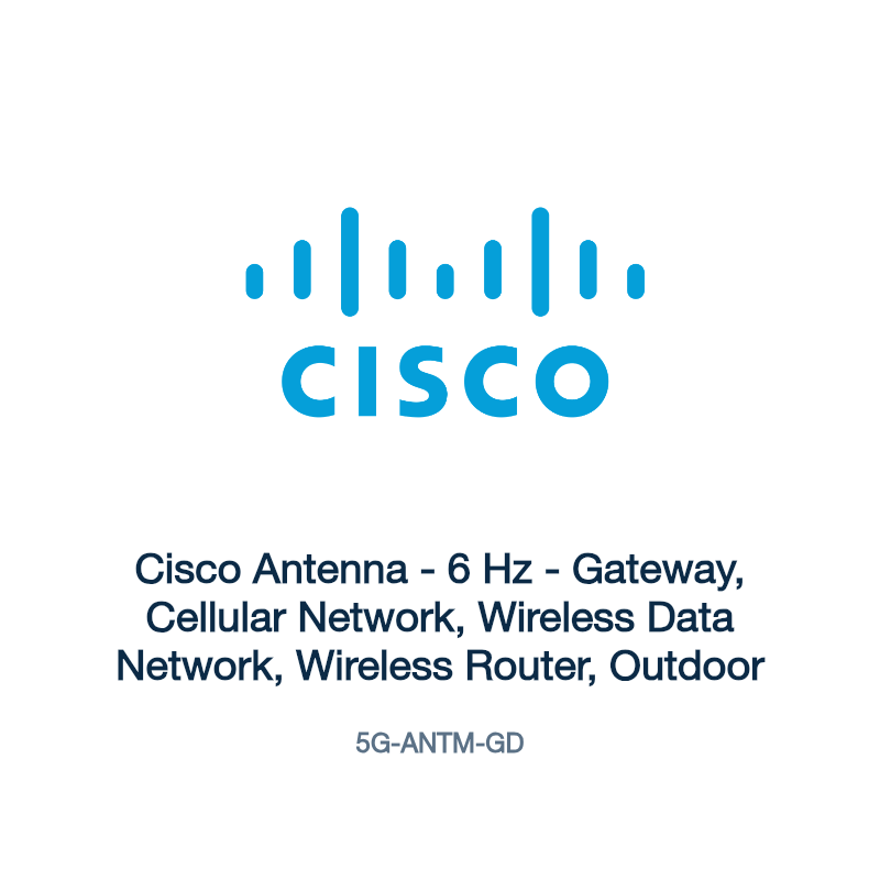 5G-ANTM-GD: Cisco Antenna - 6 Hz - Gateway, Cellular Network, Wireless Data
