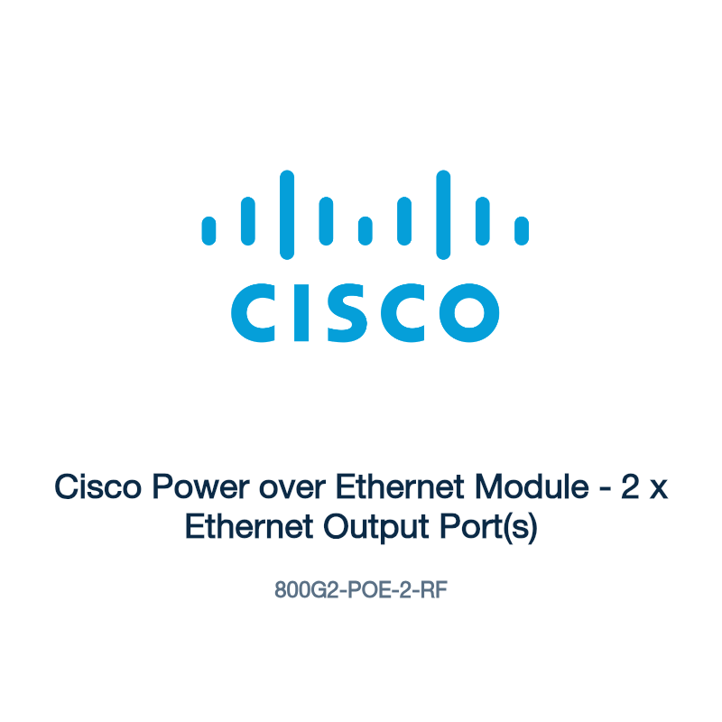 800G2-POE-2-RF: Cisco Power over Ethernet Module