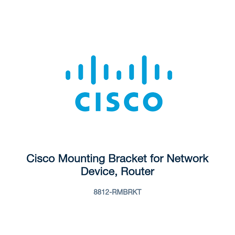 8812-RMBRKT: Cisco Mounting Bracket for Network Device, Router