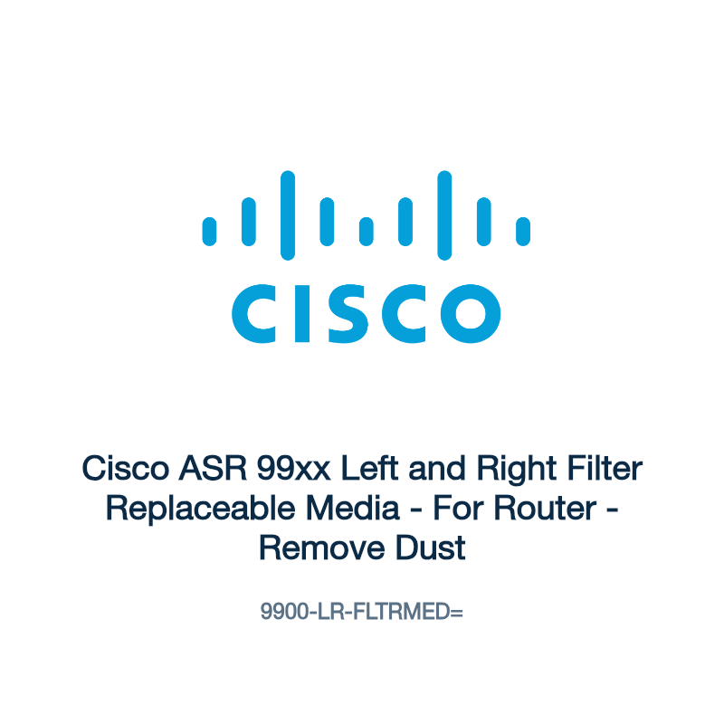 9900-LR-FLTRMED=: Cisco ASR 99xx Left and Right Filter Replaceable Media
