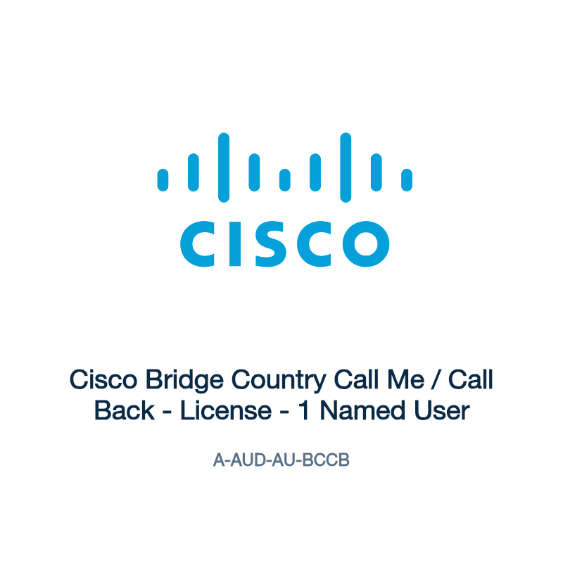 A-AUD-AU-BCCB: Cisco Bridge Country Call Me / Call Back