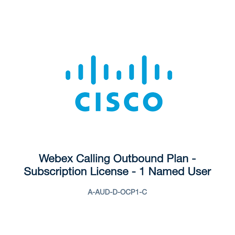A-AUD-D-OCP1-C: Webex Calling Outbound Plan