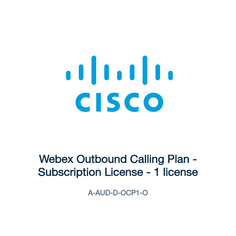 A-AUD-D-OCP1-O: Webex Outbound Calling Plan