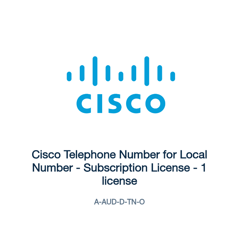 A-AUD-D-TN-O: Cisco Telephone Number for Local Number
