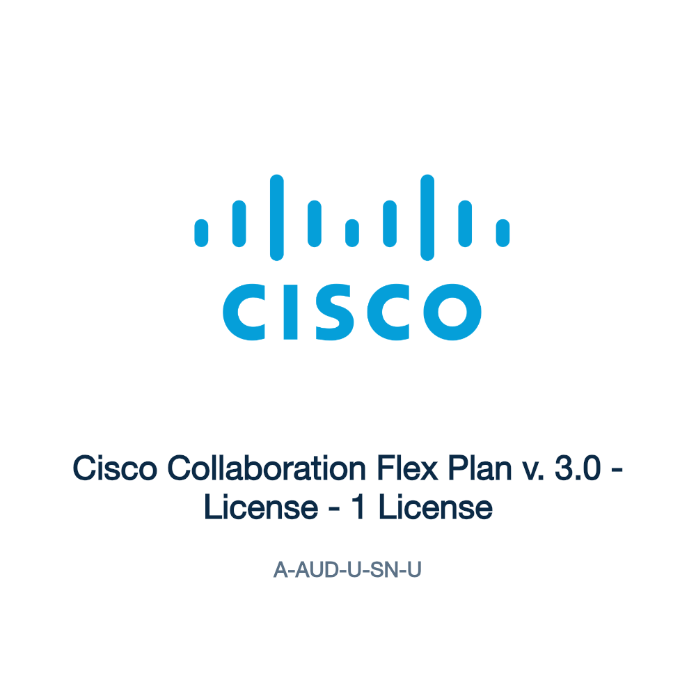 A-AUD-U-SN-U: Cisco Collaboration Flex Plan v. 3.0