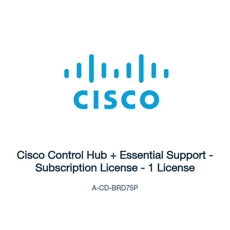 A-CD-BRD75P: Cisco Control Hub + Essential Support