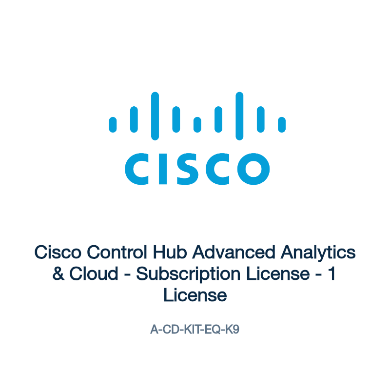 A-CD-KIT-EQ-K9: Cisco Control Hub Advanced Analytics & Cloud