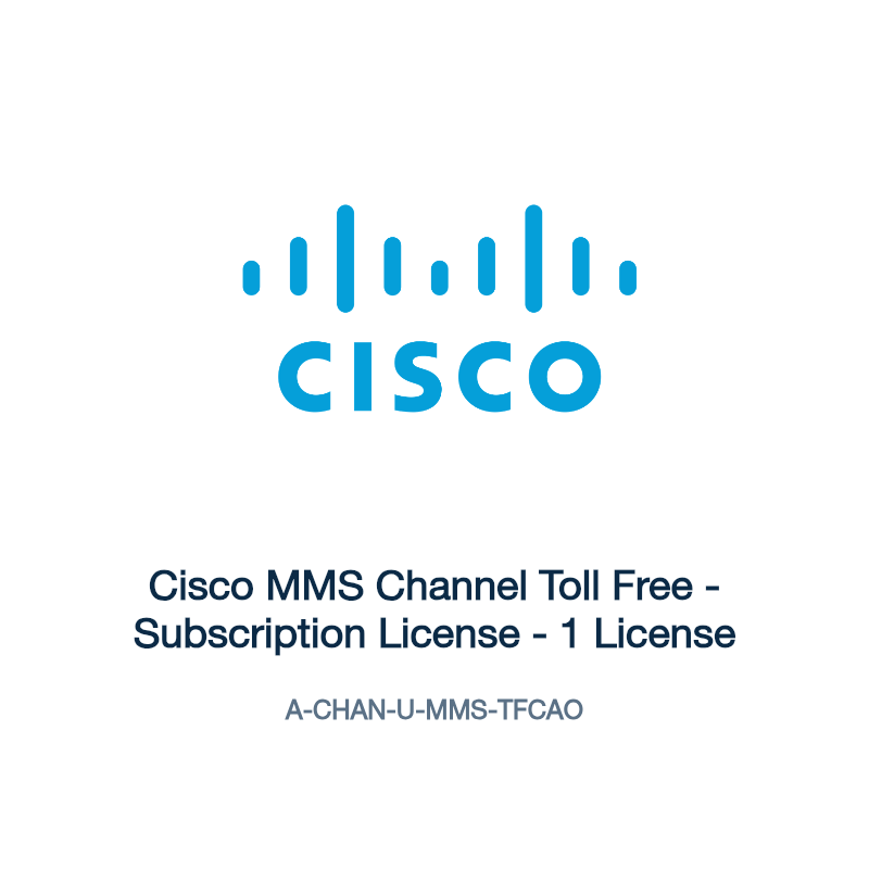 A-CHAN-U-MMS-TFCAO: Cisco MMS Channel Toll Free