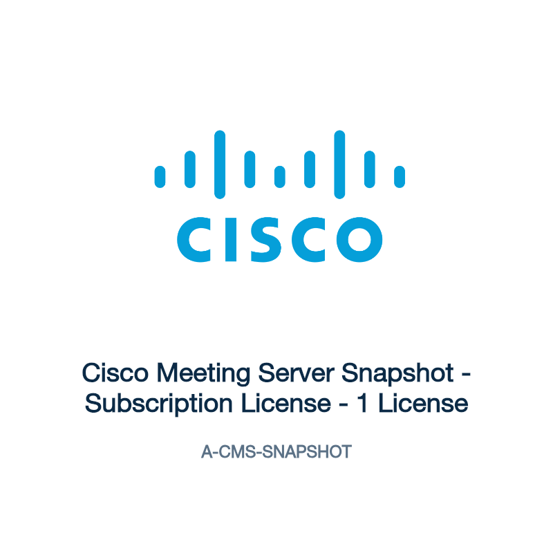 A-CMS-SNAPSHOT: Cisco Meeting Server Snapshot
