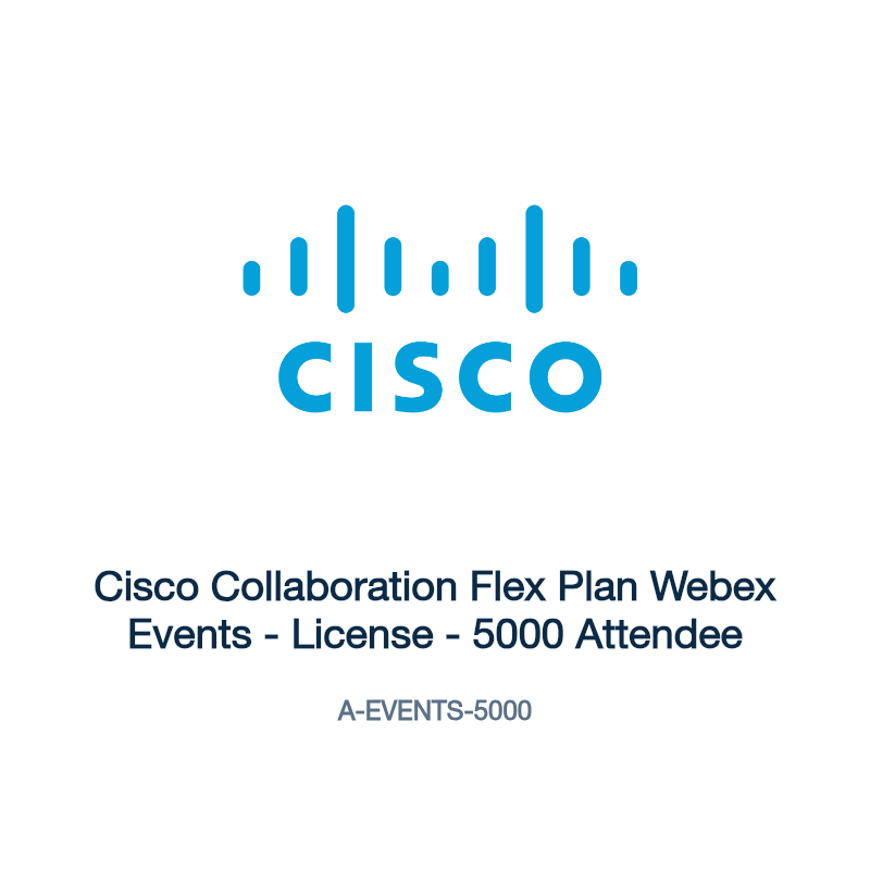 A-EVENTS-5000: Cisco Collaboration Flex Plan Webex Events