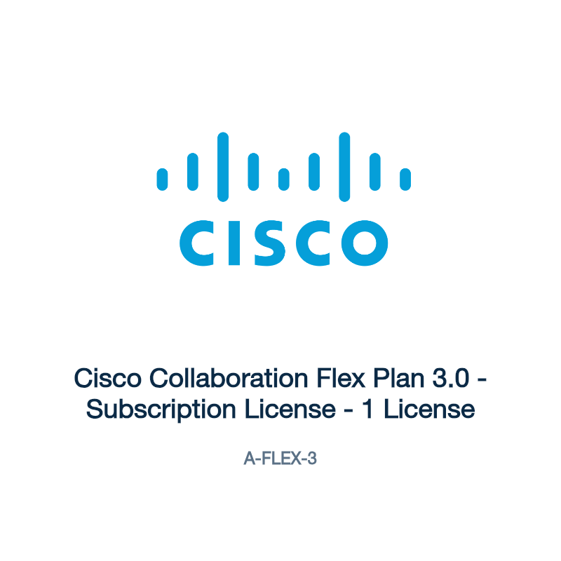 A-FLEX-3: Cisco Collaboration Flex Plan 3.0