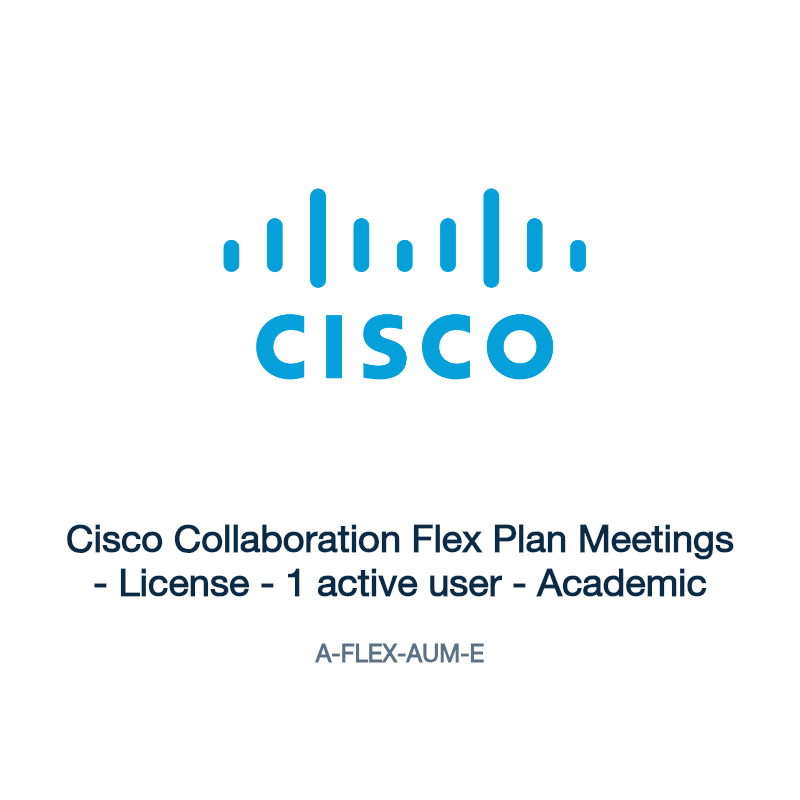 A-FLEX-AUM-E: Cisco Collaboration Flex Plan Meetings