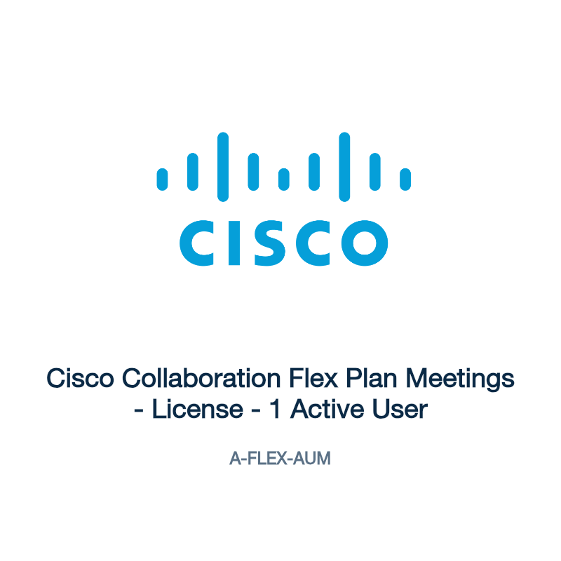 A-FLEX-AUM: Cisco Collaboration Flex Plan Meetings
