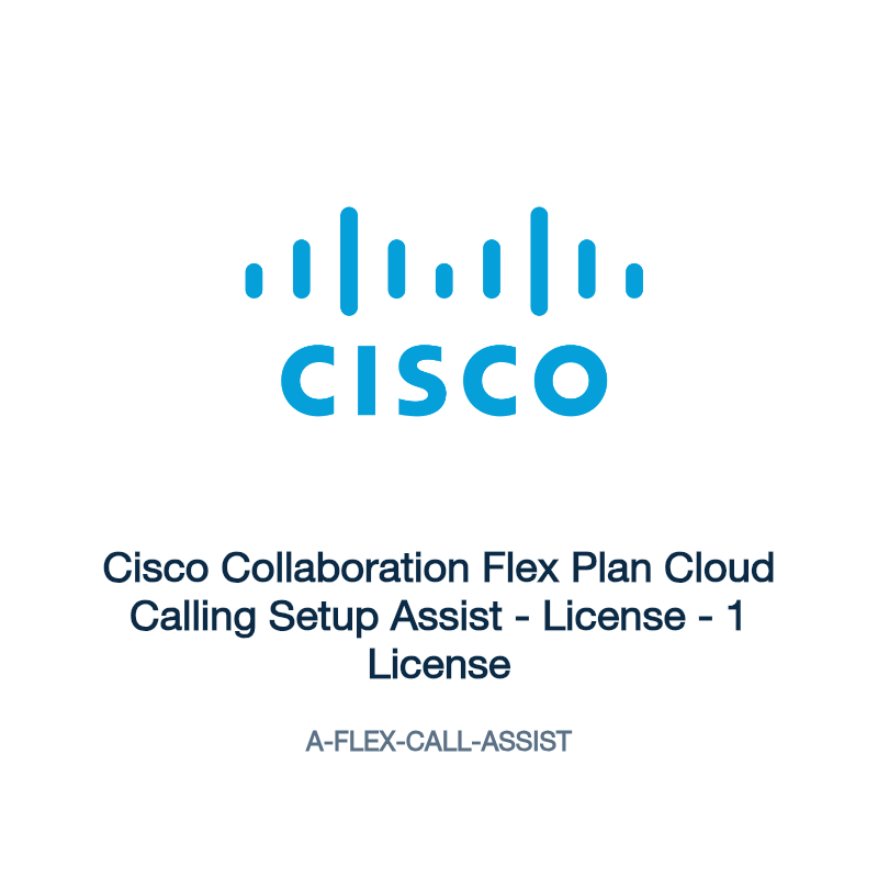 A-FLEX-CALL-ASSIST: Cisco Collaboration Flex Plan Cloud Calling Setup Assist