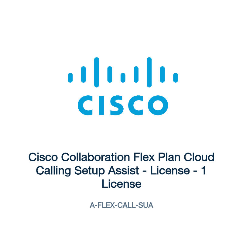 A-FLEX-CALL-SUA: Cisco Collaboration Flex Plan Cloud Calling Setup Assist