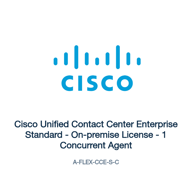 A-FLEX-CCE-S-C: Cisco Unified Contact Center Enterprise Standard