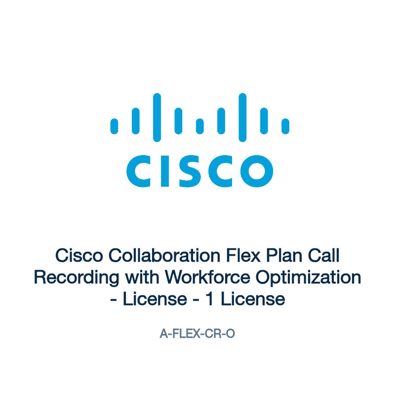 A-FLEX-CR-O: Cisco Collaboration Flex Plan Call Recording with Workforce
