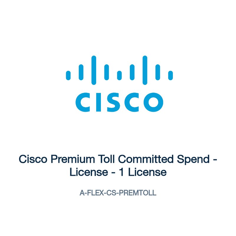 A-FLEX-CS-PREMTOLL: Cisco Premium Toll Committed Spend
