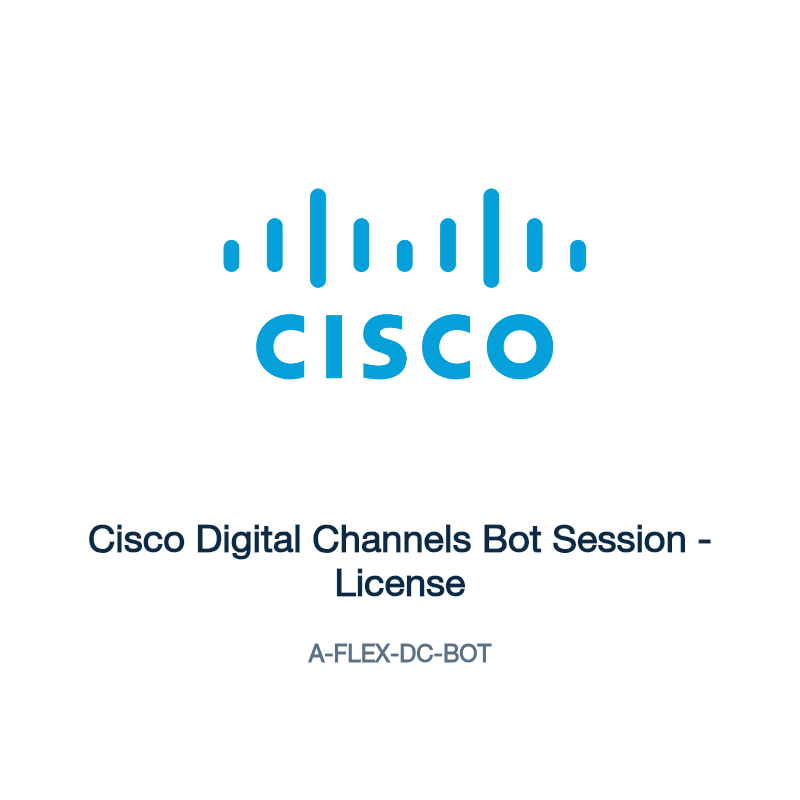 A-FLEX-DC-BOT: Cisco Digital Channels Bot Session