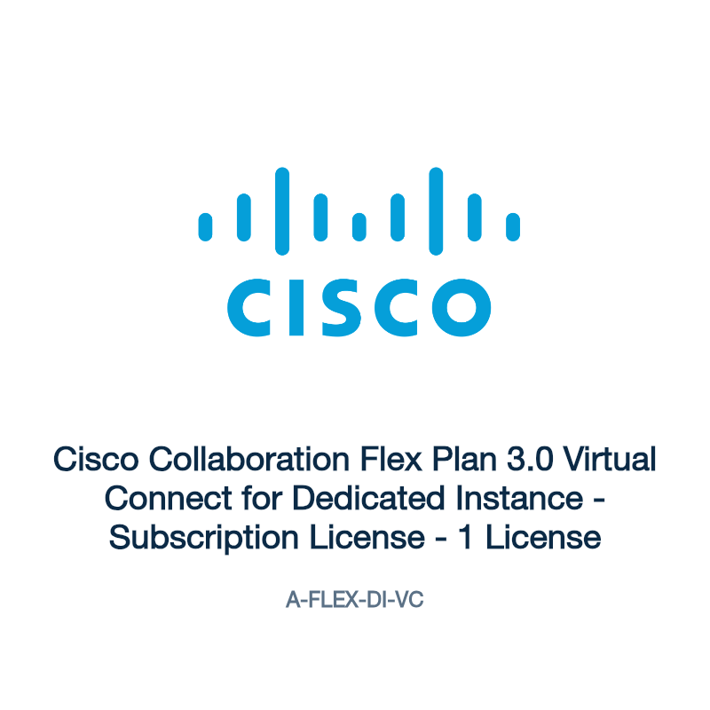 A-FLEX-DI-VC: Cisco Collaboration Flex Plan 3.0 Virtual Connect for Dedicated