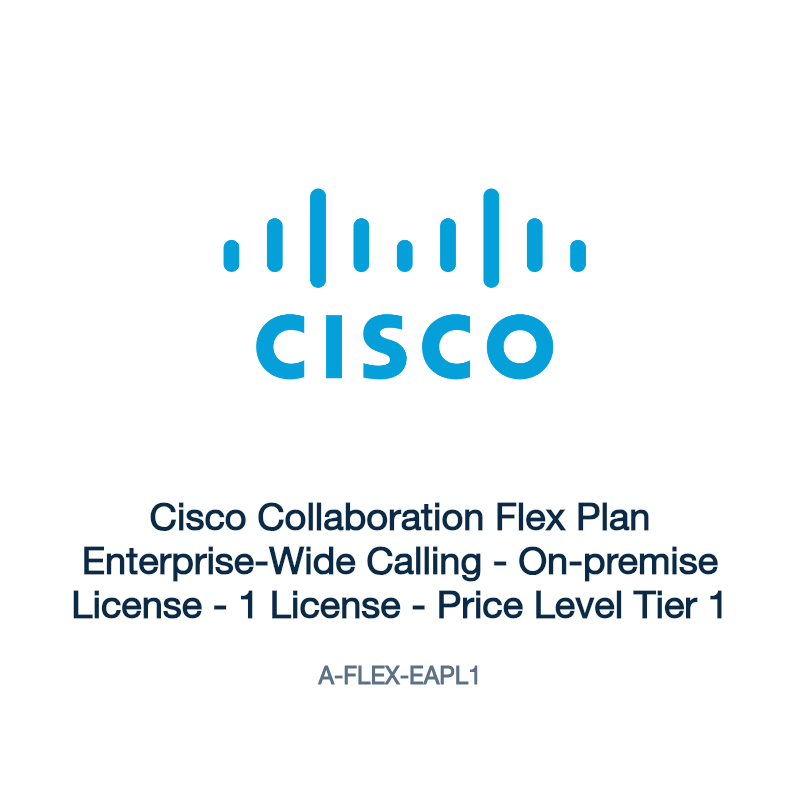A-FLEX-EAPL1: Cisco Collaboration Flex Plan Enterprise-Wide Calling
