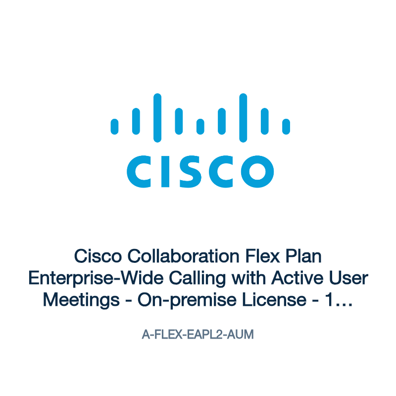 A-FLEX-EAPL2-AUM: Cisco Collaboration Flex Plan Enterprise-Wide Calling with Active