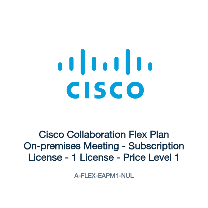 A-FLEX-EAPM1-NUL: Cisco Collaboration Flex Plan On-premises Meeting