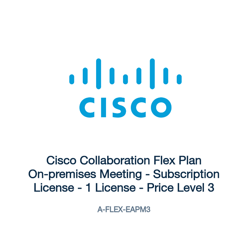 A-FLEX-EAPM3: Cisco Collaboration Flex Plan On-premises Meeting