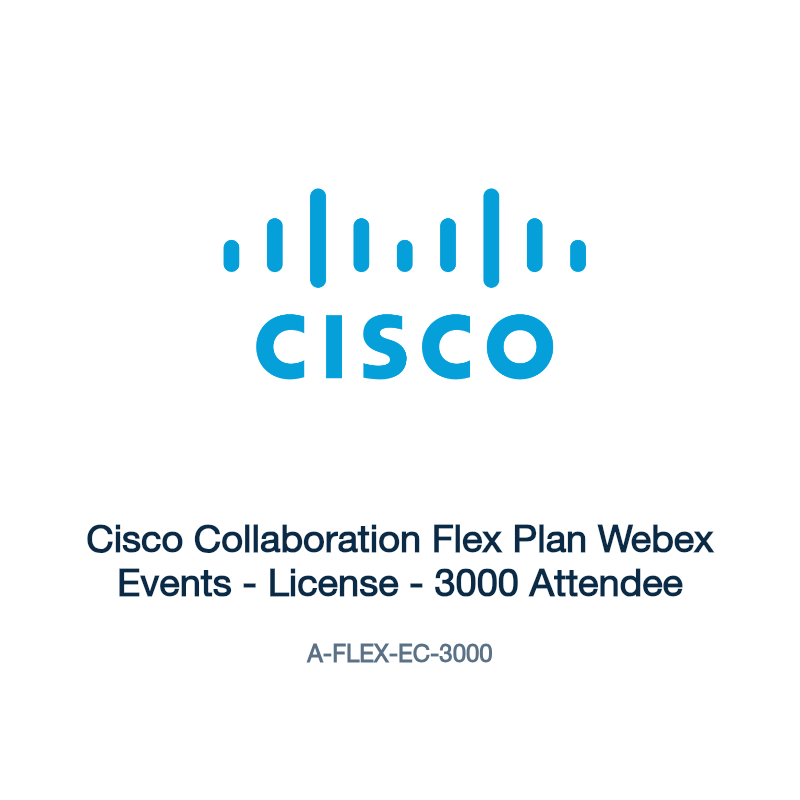 A-FLEX-EC-3000: Cisco Collaboration Flex Plan Webex Events