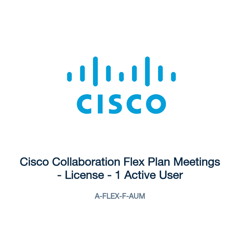 A-FLEX-F-AUM: Cisco Collaboration Flex Plan Meetings