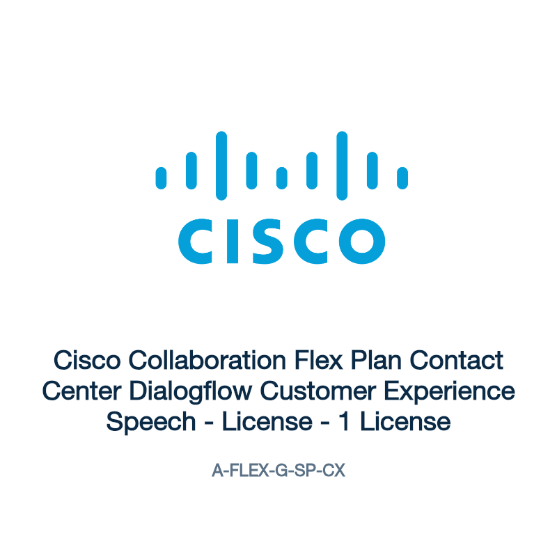 A-FLEX-G-SP-CX: Cisco Collaboration Flex Plan Contact Center Dialogflow Customer