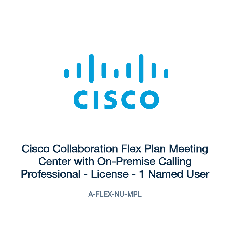 A-FLEX-NU-MPL: Cisco Collaboration Flex Plan Meeting Center with On-Premise Calling