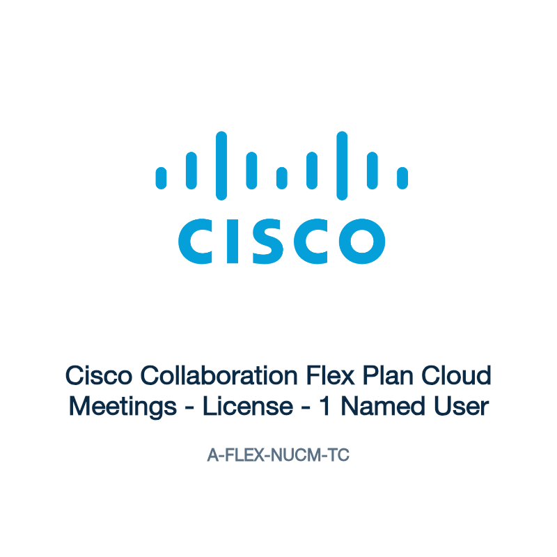 A-FLEX-NUCM-TC: Cisco Collaboration Flex Plan Cloud Meetings