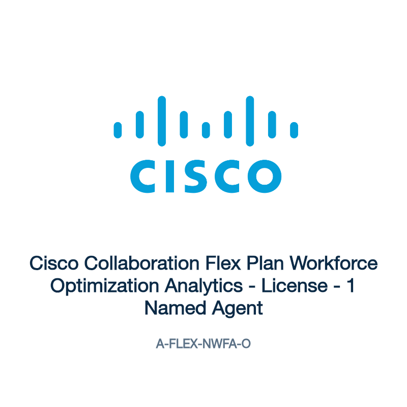 A-FLEX-NWFA-O: Cisco Collaboration Flex Plan Workforce Optimization Analytics