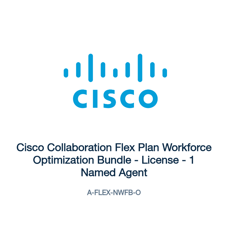A-FLEX-NWFB-O: Cisco Collaboration Flex Plan Workforce Optimization Bundle