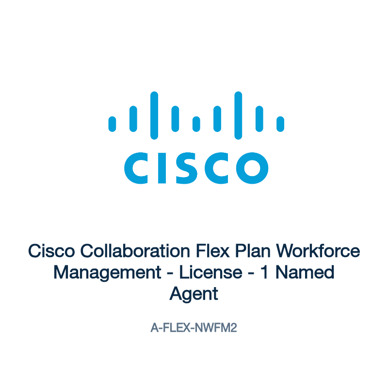A-FLEX-NWFM2: Cisco Collaboration Flex Plan Workforce Management