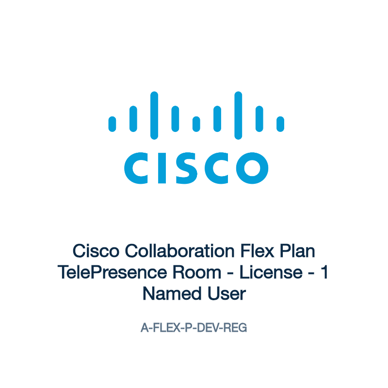 A-FLEX-P-DEV-REG: Cisco Collaboration Flex Plan TelePresence Room