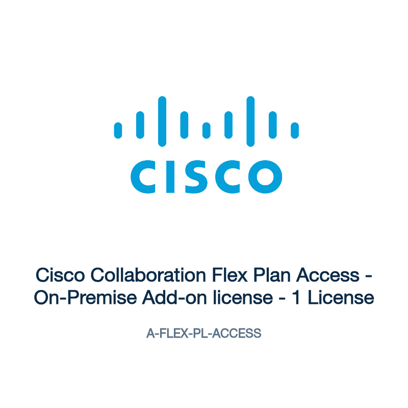 A-FLEX-PL-ACCESS: Cisco Collaboration Flex Plan Access