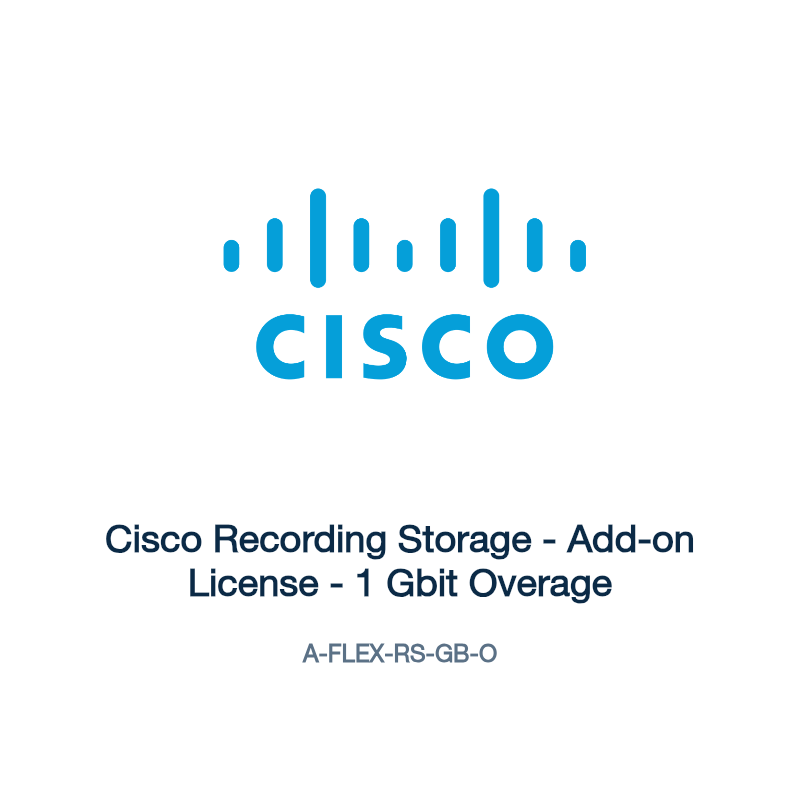 A-FLEX-RS-GB-O: Cisco Recording Storage