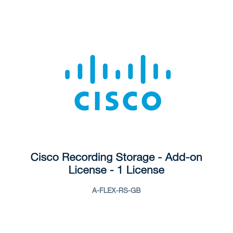 A-FLEX-RS-GB: Cisco Recording Storage