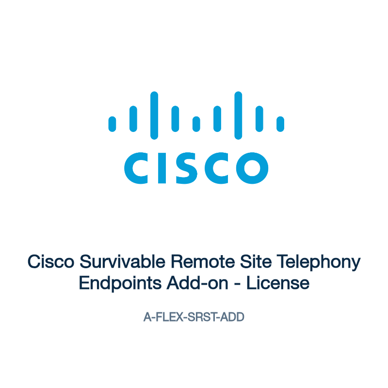 A-FLEX-SRST-ADD: Cisco Survivable Remote Site Telephony Endpoints Add-on