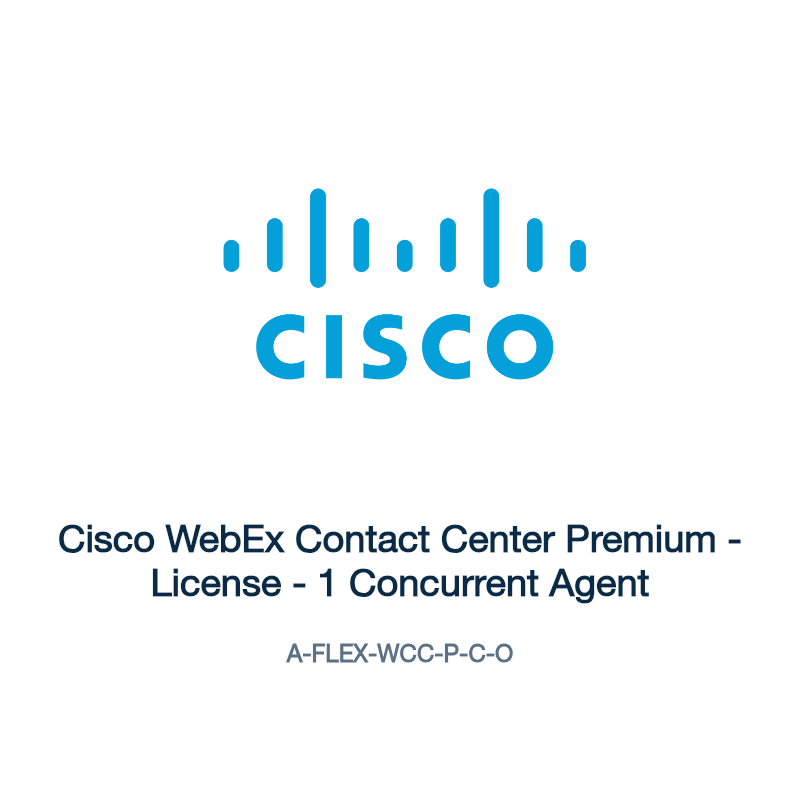 A-FLEX-WCC-P-C-O: Cisco WebEx Contact Center Premium
