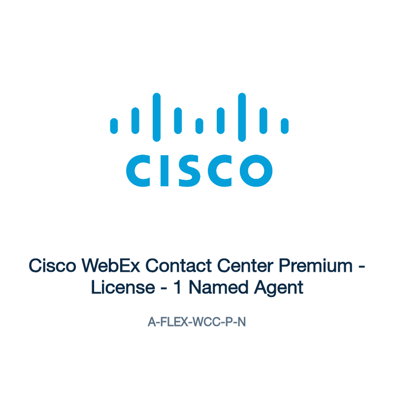 A-FLEX-WCC-P-N: Cisco WebEx Contact Center Premium