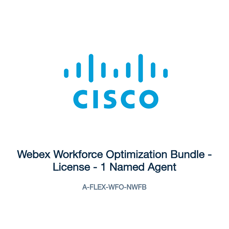 A-FLEX-WFO-NWFB: Webex Workforce Optimization Bundle