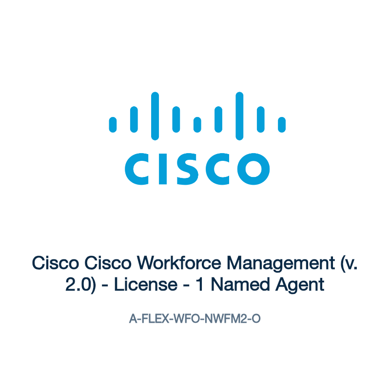 A-FLEX-WFO-NWFM2-O: Cisco Cisco Workforce Management (v. 2.0)